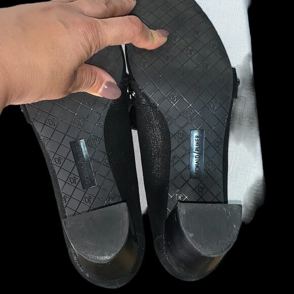 DONALD J. Pliner Loafers Leather Studded Heeled - Picture 11 of 11